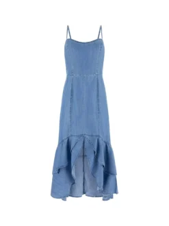 ABITO DONNA - GUESS APPAREL BLU - W6GK89 D0908