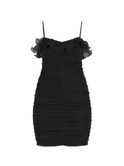 ABITO DONNA - GUESS APPAREL NERO - W6RK80 WI342