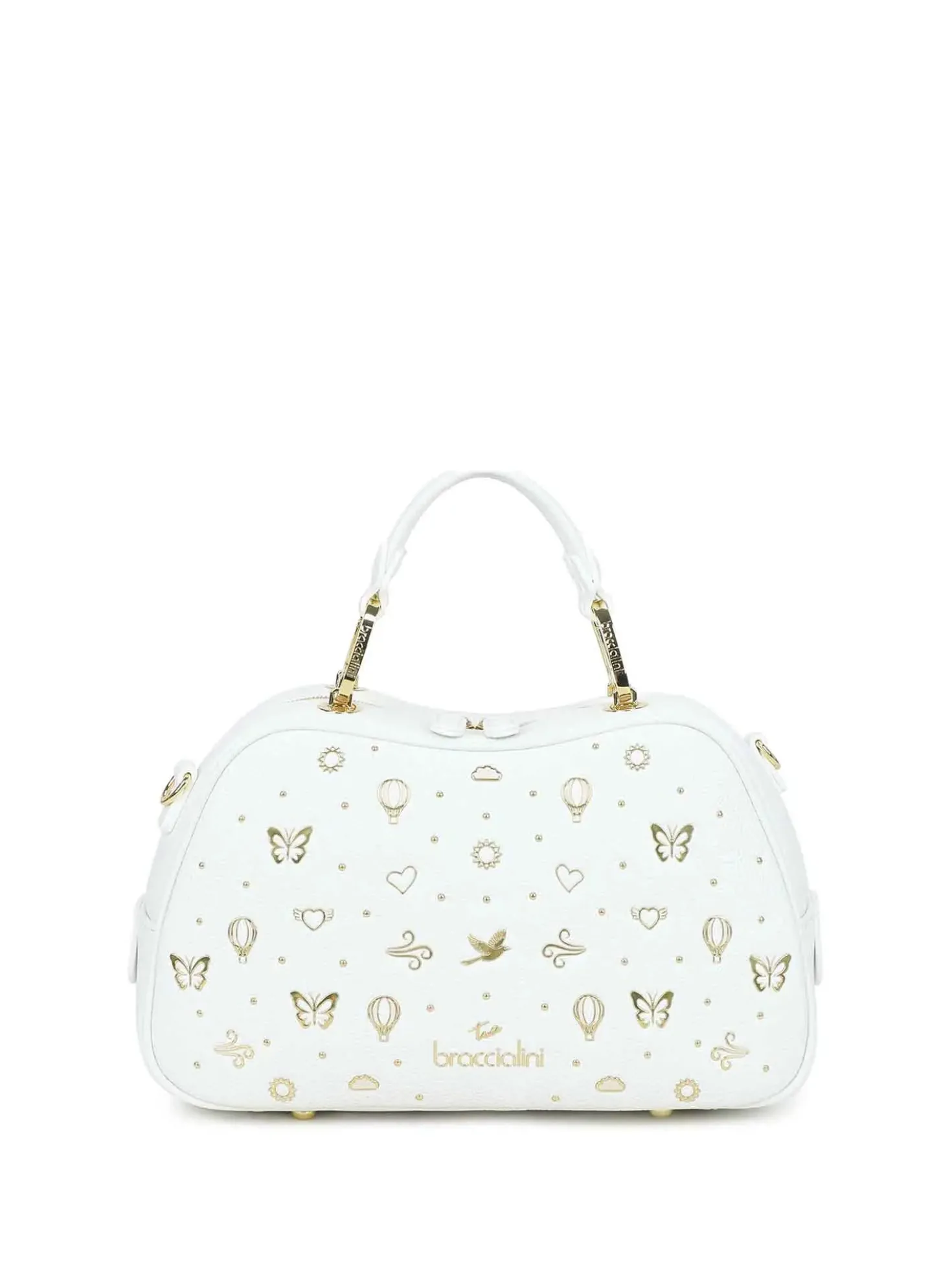 BORSA A MANO DONNA - BRACCIALINI BIANCO - B19113-YY