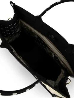 BORSA A MANO DONNA - BRACCIALINI BIANCO-NERO - B19280-TY