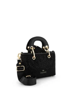 BORSA A MANO DONNA - BRACCIALINI NERO - B19242-YY