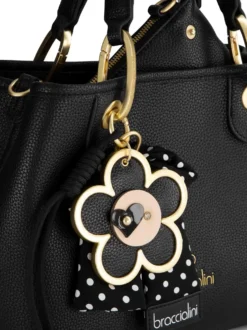 BORSA A MANO DONNA - BRACCIALINI NERO - B19221-YY