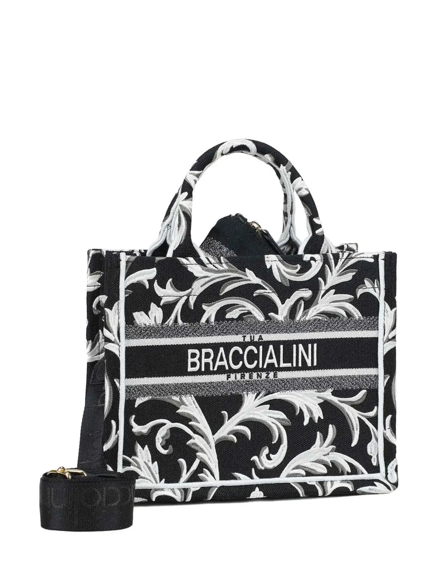 BORSA A MANO DONNA - BRACCIALINI NERO - B18920-TY