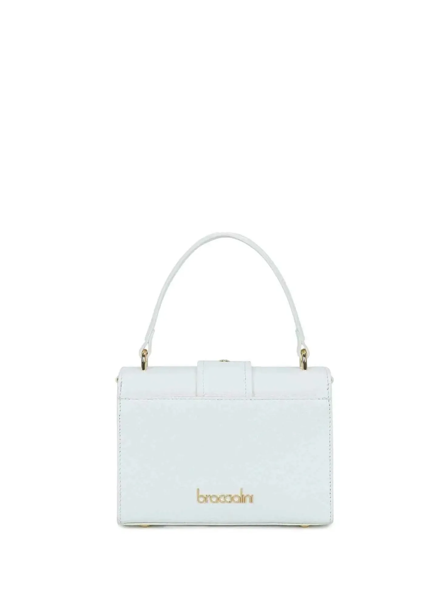 BORSA A MANO DONNA - BRACCIALINI BIANCO - B18891-PP