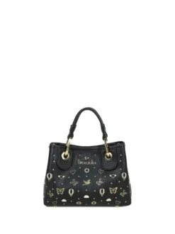 BORSA A MANO DONNA - BRACCIALINI NERO - B18883-YY