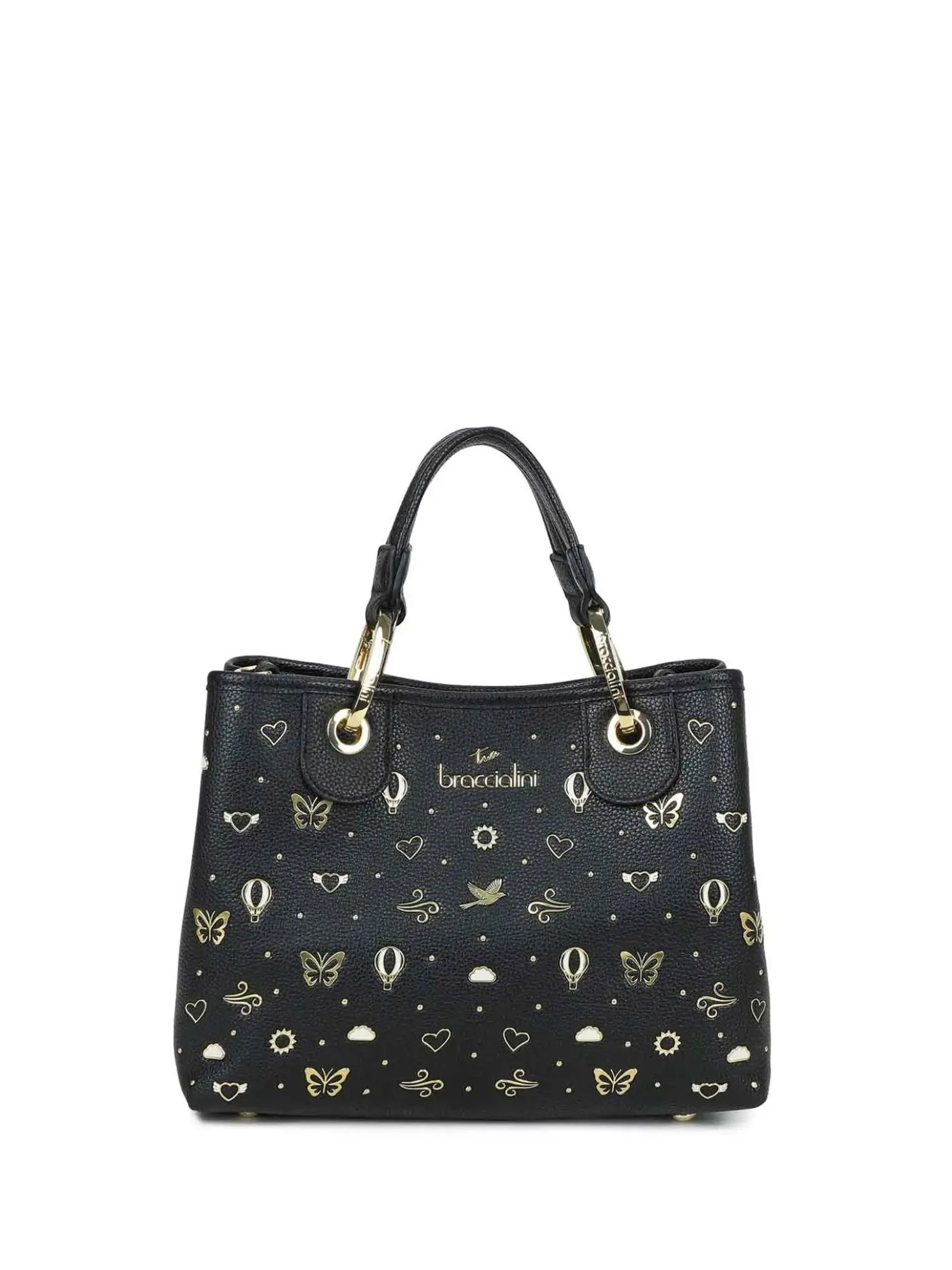 BORSA A MANO DONNA - BRACCIALINI NERO - B18881-YY