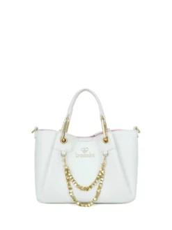 BORSA A MANO DONNA - BRACCIALINI BIANCO - B18810-YY