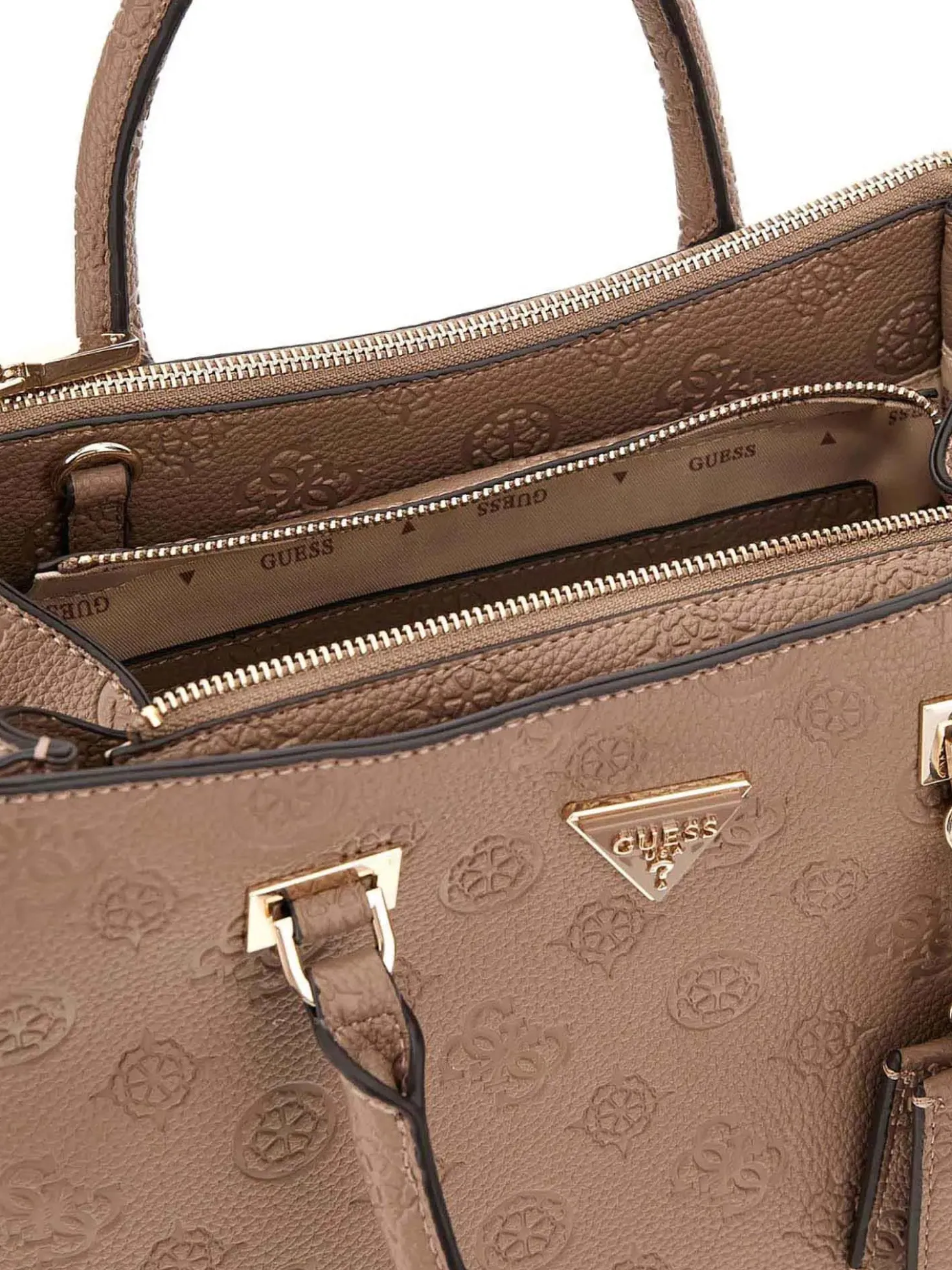 BORSA A MANO DONNA - GUESS TAUPE - HWPD98 88070