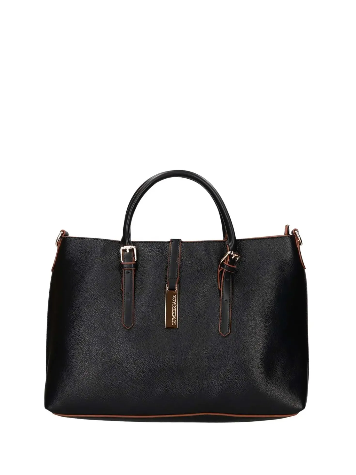 BORSA A MANO DONNA - LUMBERJACK NERO - LKP05WBA0202