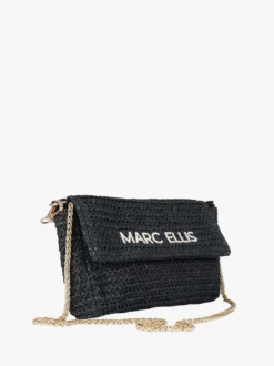 BORSA A MANO DONNA - MARC ELLIS NERO - BUBY ANTIGUA P.