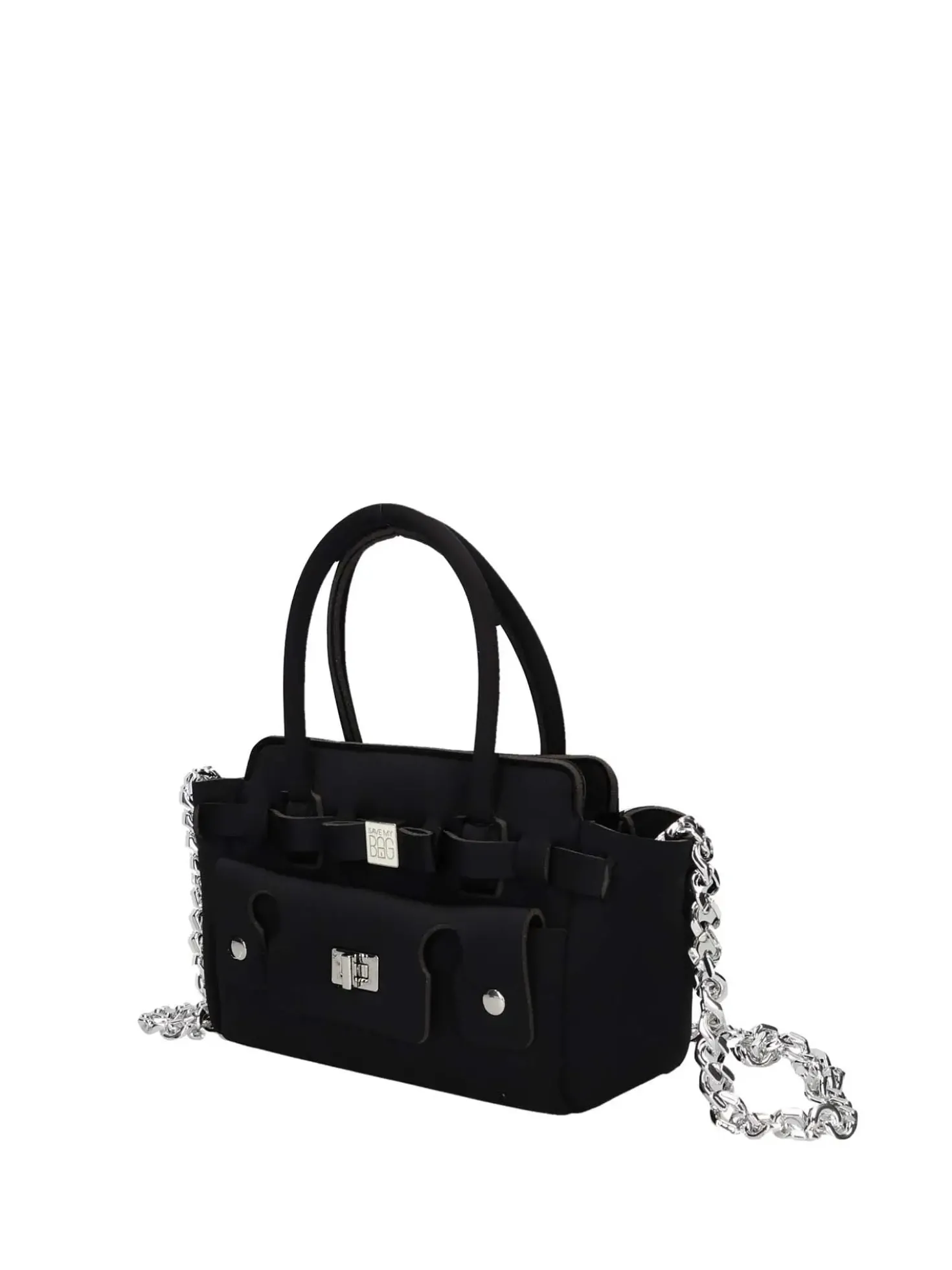 BORSA A MANO DONNA - SAVE MY BAG NERO - S62-CLARA-S-LY