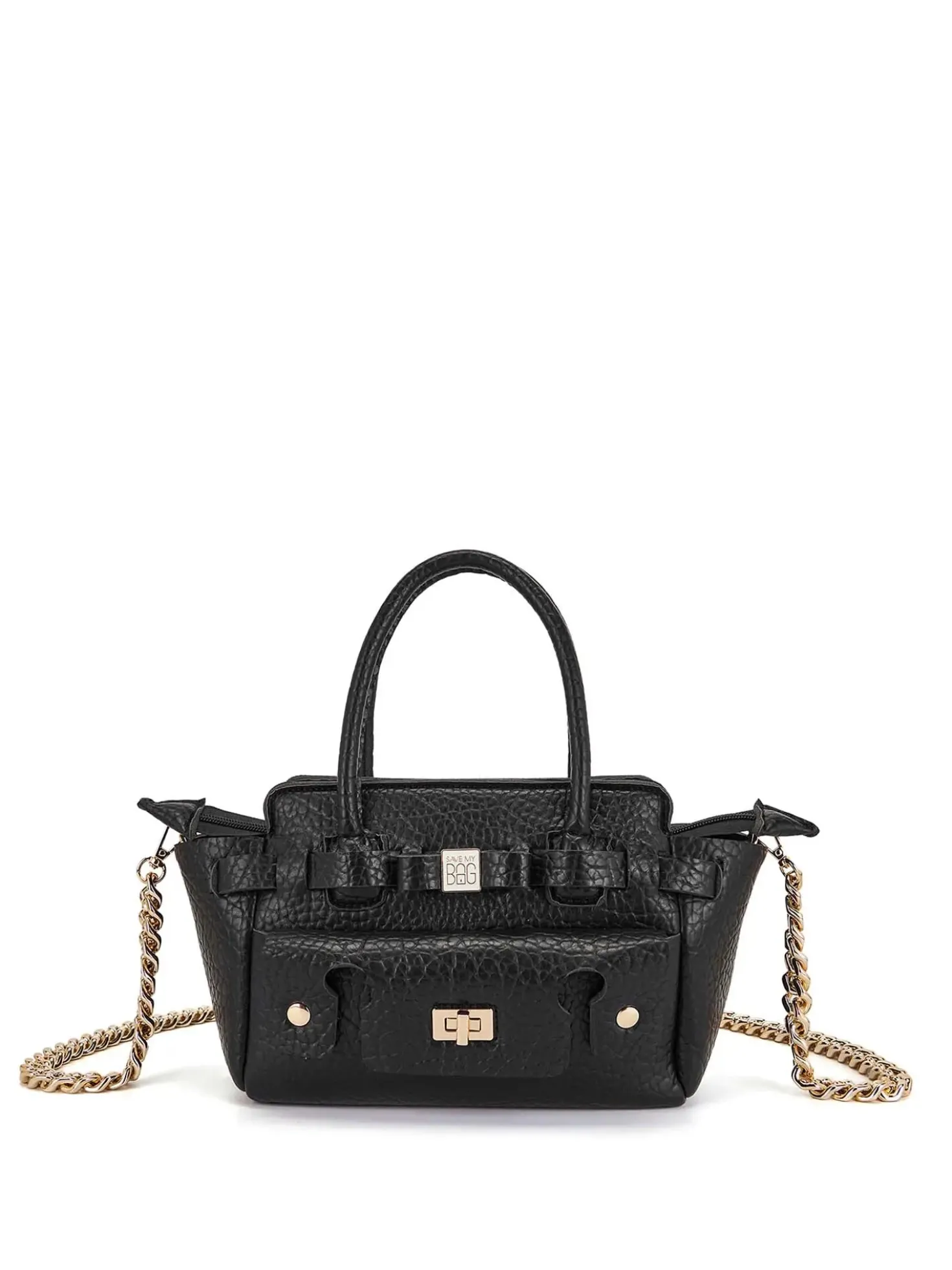BORSA A MANO DONNA - SAVE MY BAG NERO - S62-CLARA-S-PUB