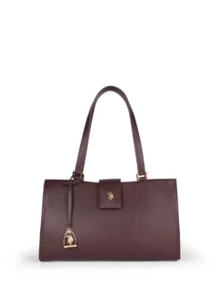 BORSA A MANO DONNA - US POLO ASSN. MARRONE SCURO - BIUJE9379WVP