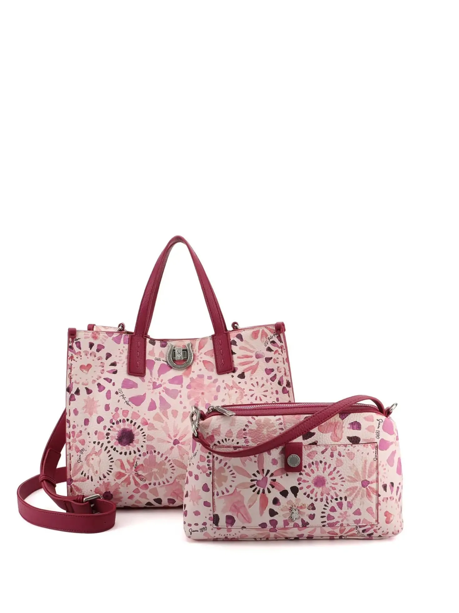 BORSA A MANO DONNA - US POLO ASSN. FUXIA - BIU0M8869WVP
