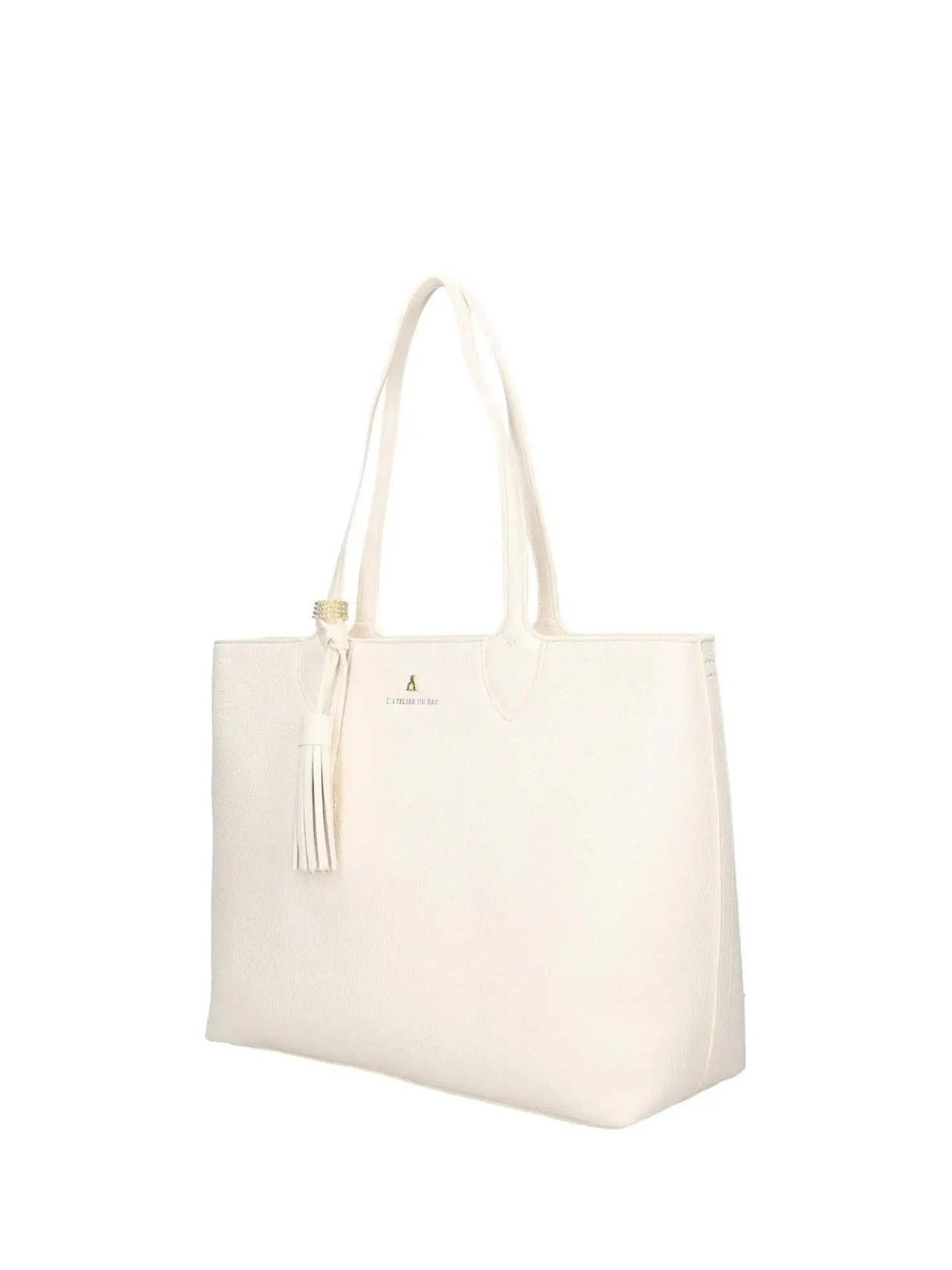 BORSA A SPALLA DONNA - ATELIER DU SAC BIANCO - 19000-CHA-S6B-A