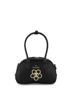 BORSA A SPALLA DONNA - BRACCIALINI NERO - B19213-YY