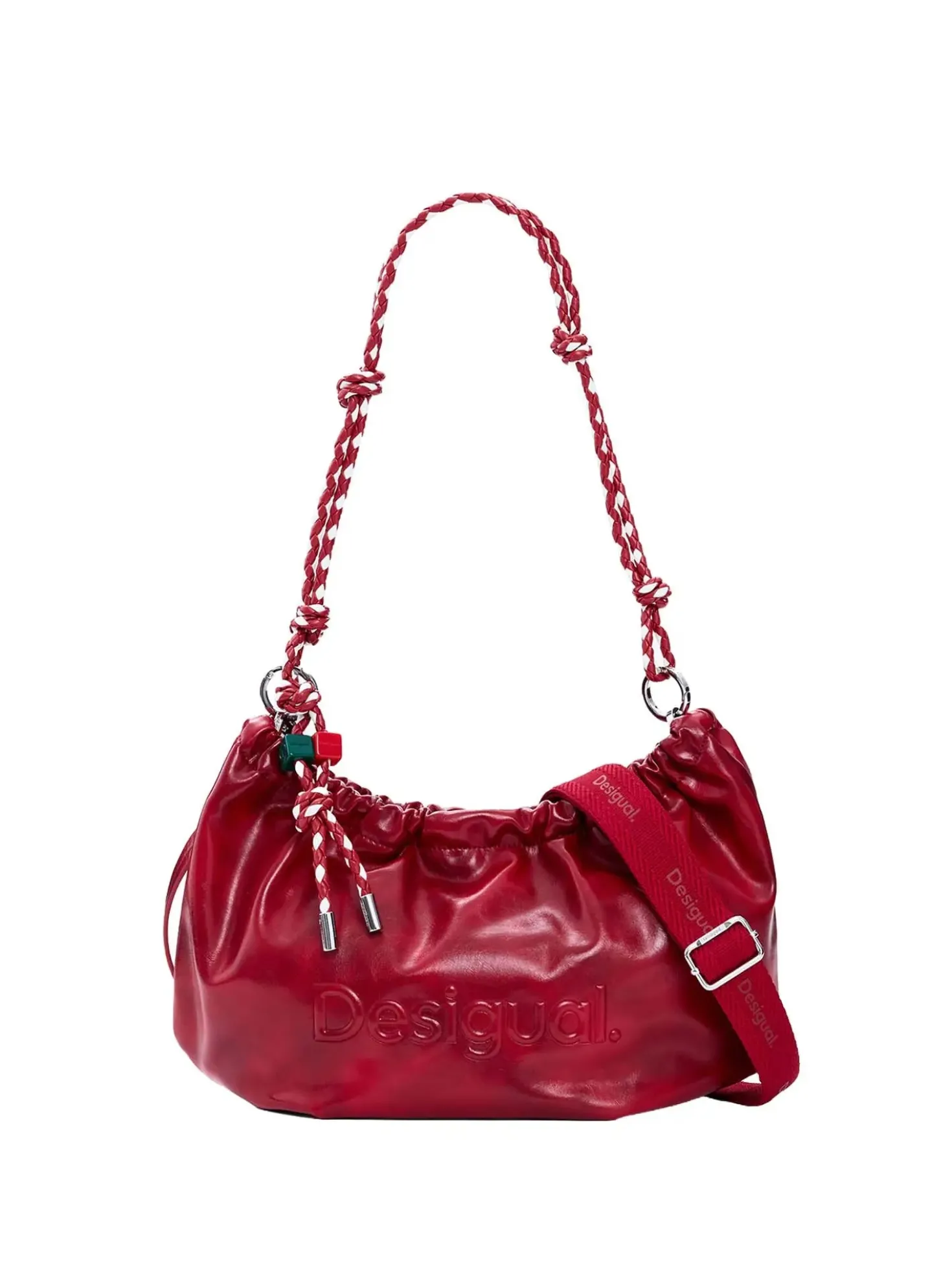 BORSA A SPALLA DONNA - DESIGUAL ROSSO - 26SAXP28