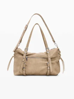 BORSA A SPALLA DONNA - DESIGUAL BEIGE - 26WAXP49