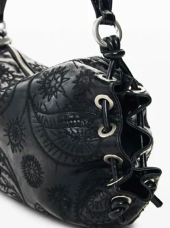 BORSA A SPALLA DONNA - DESIGUAL NERO - 26WAXP09