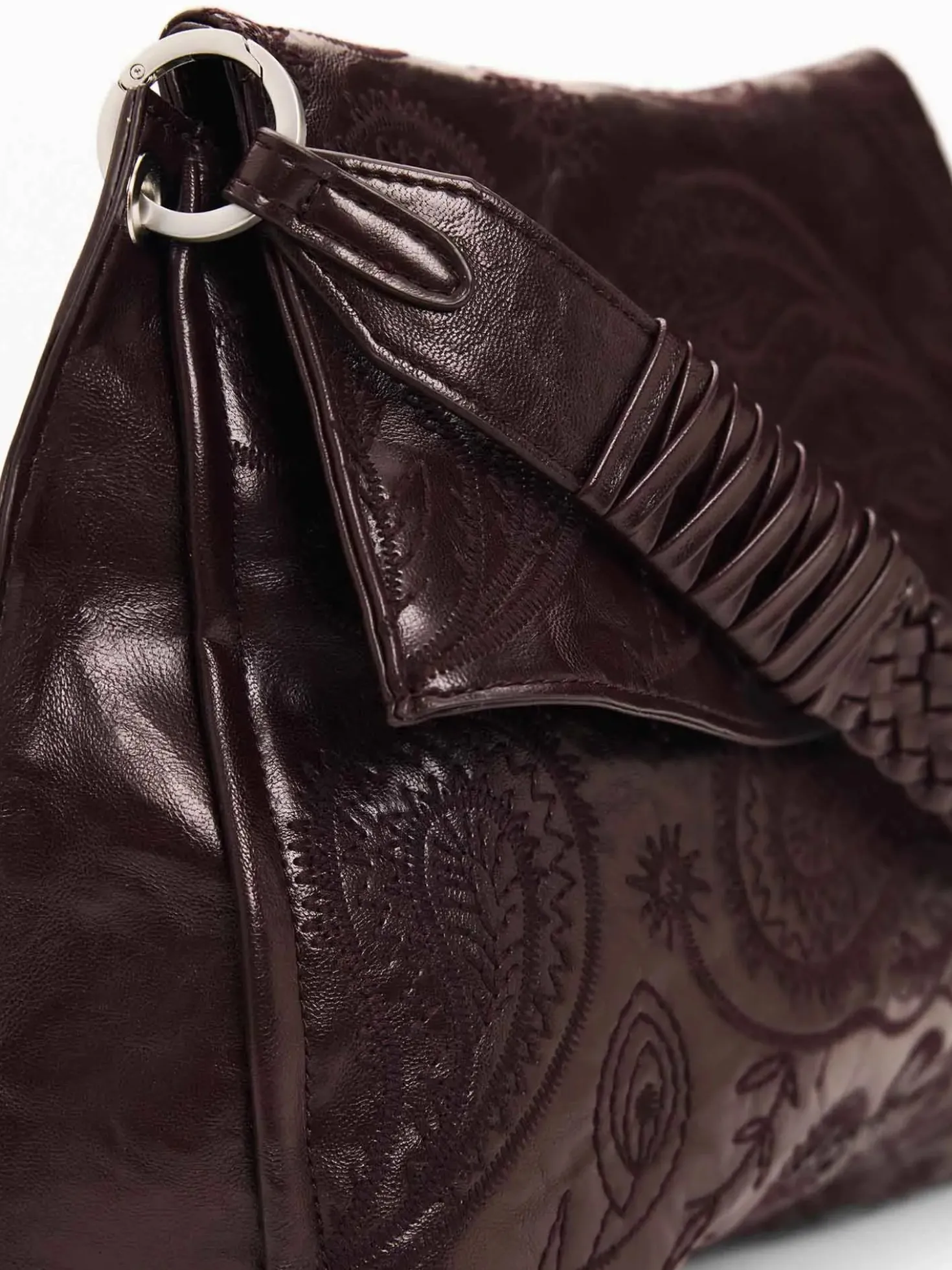 BORSA A SPALLA DONNA - DESIGUAL BORDEAUX - 26WAKP28