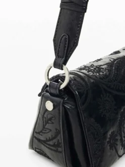 BORSA A SPALLA DONNA - DESIGUAL NERO - 26WAXPA9