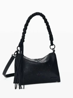 BORSA A SPALLA DONNA - DESIGUAL NERO - 26SAXPAM