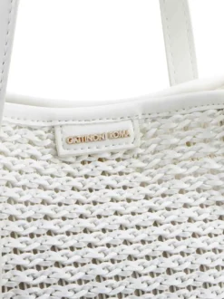BORSA A SPALLA DONNA - GATTINONI ROMA BIANCO - BEN268761WVP