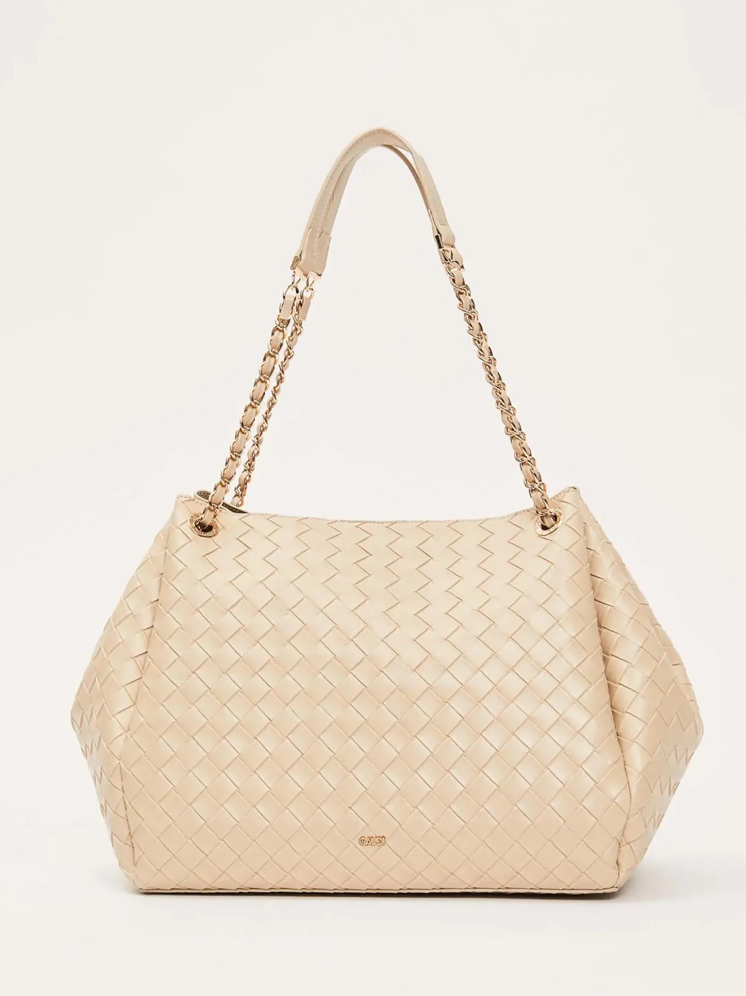 BORSA A SPALLA DONNA - GAUDI CREMA - V6AE-12850