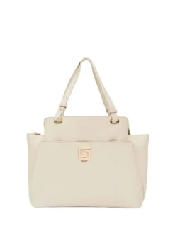 BORSA A SPALLA DONNA - GAUDI CREMA - V6AE-12780