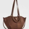BORSA A SPALLA DONNA - GAUDI MARRONE - V6AI-13001