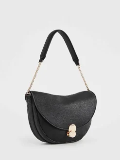 BORSA A SPALLA DONNA - GAUDI NERO - V6AI-13080