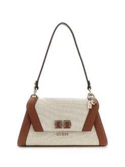 BORSA A SPALLA DONNA - GUESS COGNAC - HWAG97 19190