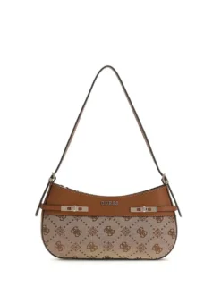 BORSA A SPALLA DONNA - GUESS MARRONE - HWJP99 02170