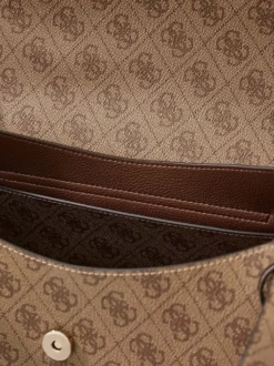 BORSA A SPALLA DONNA - GUESS MARRONE - HWSG97 56190