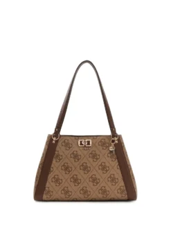 BORSA A SPALLA DONNA - GUESS MARRONE - HWOS99 01220