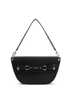 BORSA A SPALLA DONNA - GUESS NERO - HWBG97 42190