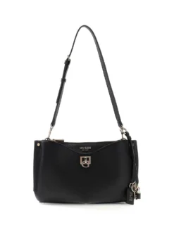 BORSA A SPALLA DONNA - GUESS NERO - HWBG99 07170