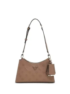 BORSA A SPALLA DONNA - GUESS TAUPE - HWPD98 88180