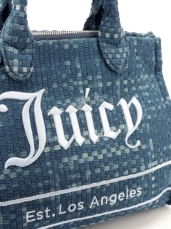 BORSA A SPALLA DONNA - JUICY COUTURE BLU - BEJIR9914WXL