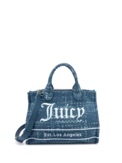 BORSA A SPALLA DONNA - JUICY COUTURE BLU - BEJIR9914WXL