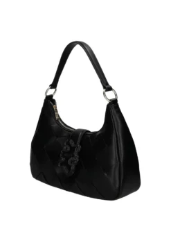 BORSA A SPALLA DONNA - JUST CAVALLI NERO - 80RA4BM5 ZSD88