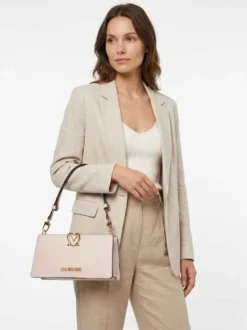 BORSA A SPALLA DONNA - LOVE MOSCHINO AVORIO - JC4128PP1OLM0