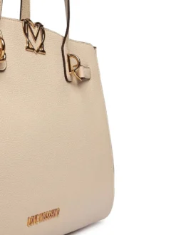 BORSA A SPALLA DONNA - LOVE MOSCHINO AVORIO - JC4124PP1OLM0