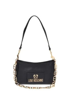 BORSA A SPALLA DONNA - LOVE MOSCHINO NERO - JC4167PP1OL12