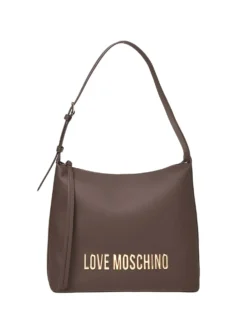 BORSA A SPALLA DONNA - LOVE MOSCHINO FANGO - JC4108PP1OKD0