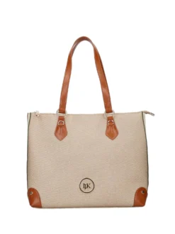 BORSA A SPALLA DONNA - LUMBERJACK NATURALE - LKP05WBA0701