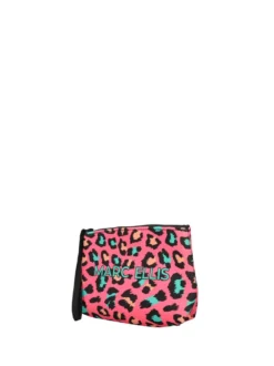 BORSA A SPALLA DONNA - MARC ELLIS ROSA - BUBY P. LEOPARD