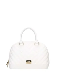 BORSA A SPALLA DONNA - MARC ELLIS BIANCO-ORO - FLAT MAYA M