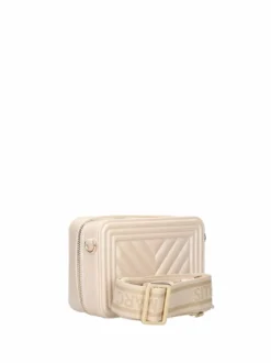 BORSA A SPALLA DONNA - MARC ELLIS BEIGE-ORO - FLAT BLUSH