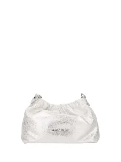 BORSA A SPALLA DONNA - MARC ELLIS ARGENTO - HELENA SUEDE LUX